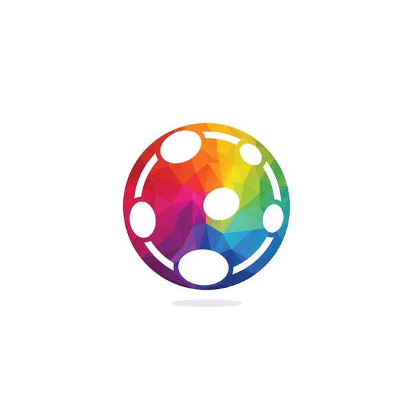 Atom Logo Design Symbol Der Wissenschaft Forschung Atom Logo Vektor — Stockvektor