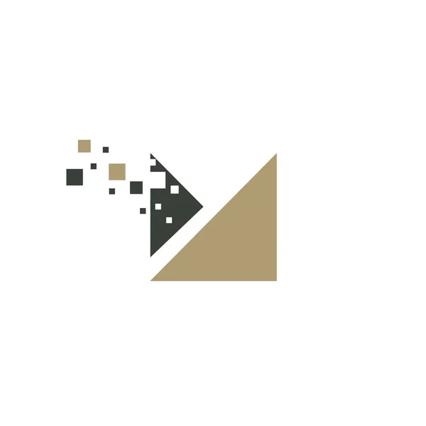 Kreatywna Litera Wektor Projekt Logo — Wektor stockowy