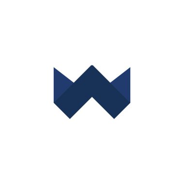 Creative letter W vector logo design.