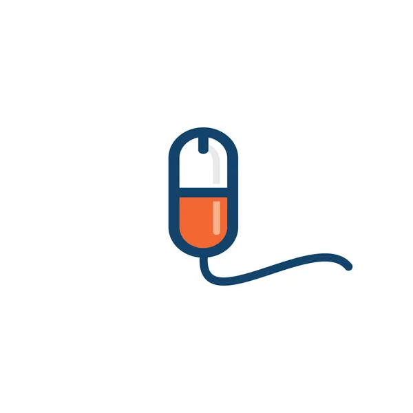 Quick Fast Medicine Capsule Pill Hospital Drugstore Delivery Logo Design — Stock Vector