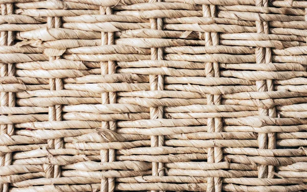 straw background - wicker storage box, decor in interior design