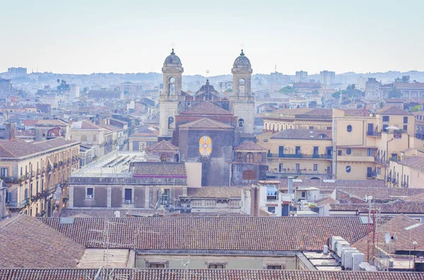 Catania Luftbild, Reise nach Sizilien, Italien. — Stockfoto