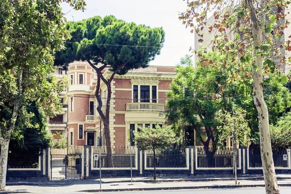 İtalya 'nın güzel şehri, Catania' nın tarihi sokağı, Sici