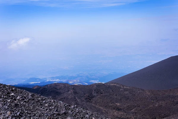 埃特纳火山，意大利西西里东海岸的活火山. — 图库照片