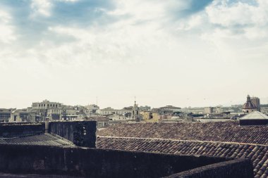 Catania havacılık şehri, Sicilya, İtalya.