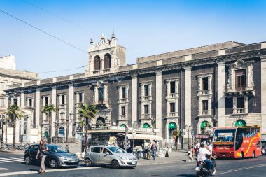 Catania, Sicilya, İtalya 14 Ağustos 2018: Geleneksel mimar
