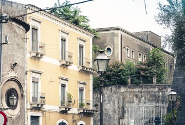 Sicilya 'nın geleneksel mimarisi İtalya' da, tipik C caddesi
