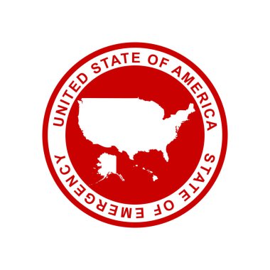 Olağanüstü hal, vektör, Amerika Birleşik Devletleri, ABD