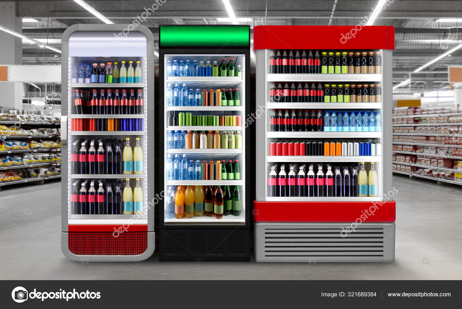 Download Glass Door Fridge Horizontal Photo Mockup Soda Pop Cans Plastic Stock Photo Image By C Whatsontheshelfnow 321689384