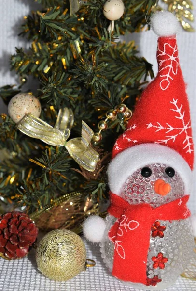 Christmas Vibes Christmas Composition Christmas Cards Fischgrat Und Schausteller — Stockfoto