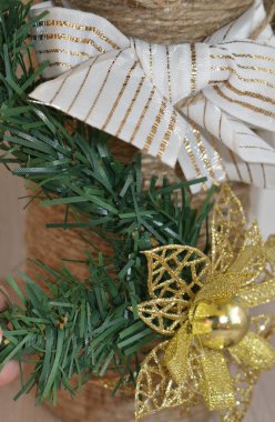 Noel kompozisyonu. Noel atmosferi. Noel oyuncakları..