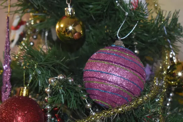 Composizione Natalizia Vibes Christmas Natale Giocattoli — Foto Stock