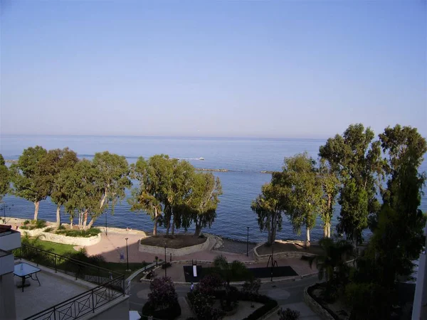 Cipro Limassol Vista Sul Mar Mediterraneo — Foto Stock
