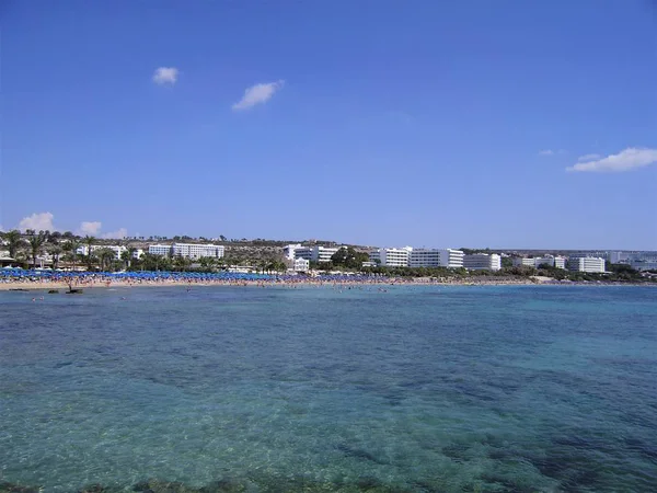 Cyprus Ayia Napa Coast Mediterranean Sea Coast Beaches — Stockfoto