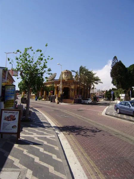 Cyprus Protara Kust Van Middellandse Zee Kust Kustlijn Bezienswaardigheden Ontspanning — Stockfoto