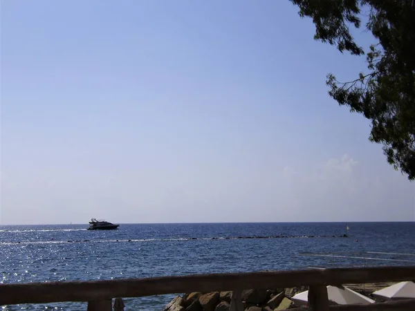 Chipre Limassol Embankment Coastline Área Turística Visões Chipre Mar Mediterrâneo — Fotografia de Stock