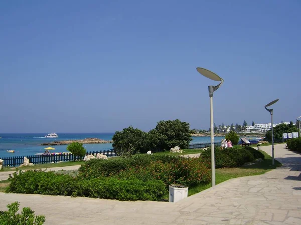 塞浦路斯 Protaras 地中海景观 — 图库照片