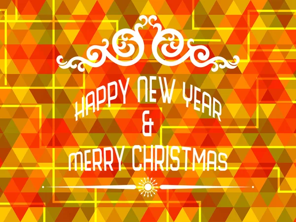 2017 modern soyut üçgen renkli Noel ve yeni yıl