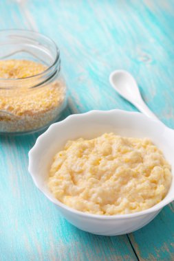 Mısır püresi ile diyet Kahvaltı