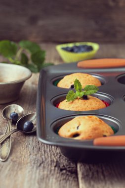 yaban mersini ile kekler