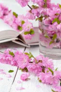 kiraz buket ve bir kitap 