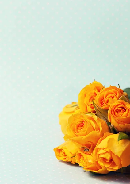 Bouquet amarelo rosa (tonificação ) — Fotografia de Stock