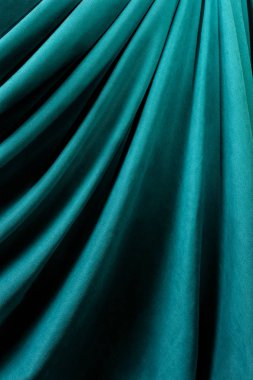 Arka plan turkuaz perdelik