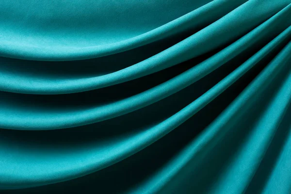 Fond draperie turquoise — Photo