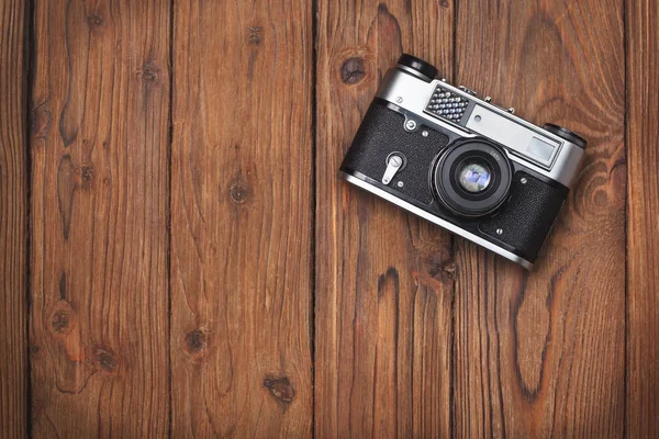 Old camera  in vintage style — Stock Photo, Image