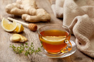zencefil, çay limon 