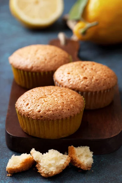 Lemon muffins close-up — Stock Photo, Image
