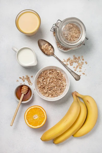 Ингредиенты на завтрак — стоковое фото