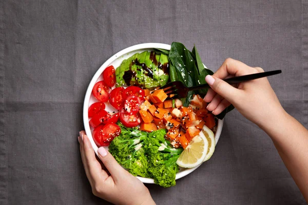Healthy vegan bowl. — Stock Photo, Image