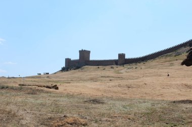 Kaledeki antik kale kulesi