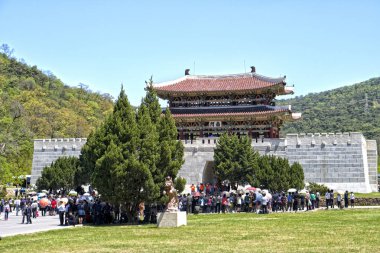 Eğlence parkında Pyongyang, Kuzey Kore - Kuzey Kore, 01 Mayıs 2017.