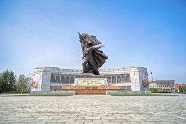 Muzaffer vatan Kurtuluş Savaşı Müzesi'ndeki Pyongyang. Kuzey Kore - Kuzey Kore. 02 Mayıs 2017.