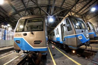 Moskova'nın metro treni 