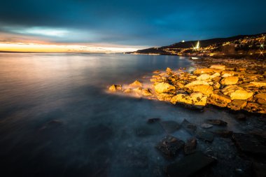 Kale ve deniz feneri Trieste