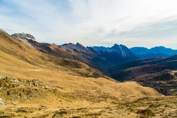 Autumn morning in the alps — Stock Photo, Image