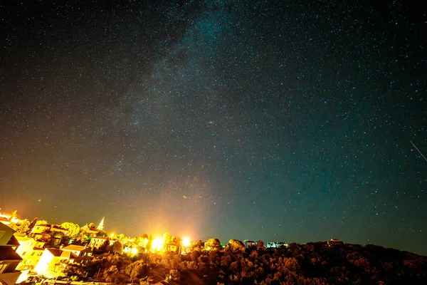 Milky way in the sky of Croatia