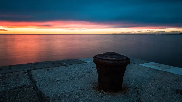 Trieste rıhtımı — Stok fotoğraf