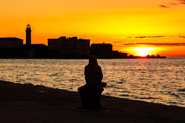 Trieste rıhtımı — Stok fotoğraf