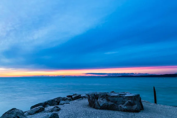 Seara în Golful Trieste — Fotografie, imagine de stoc