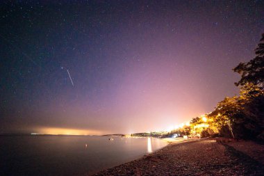 Samanyolu Hırvatistan gökyüzünde