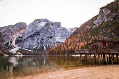 Alplerde sonbahar sabahı