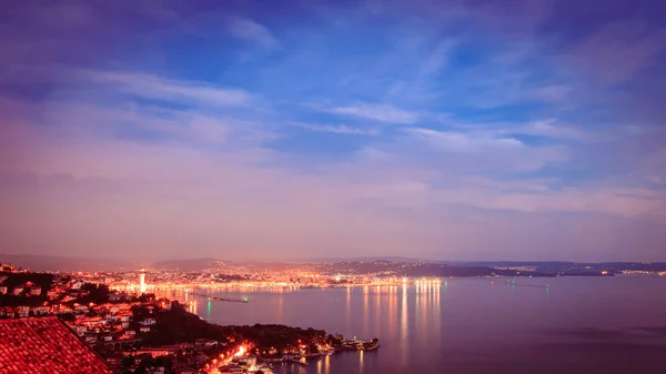 Trieste Körfezi akşamları Telifsiz Stok Imajlar