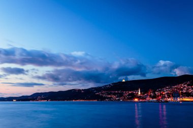 Kale ve deniz feneri Trieste