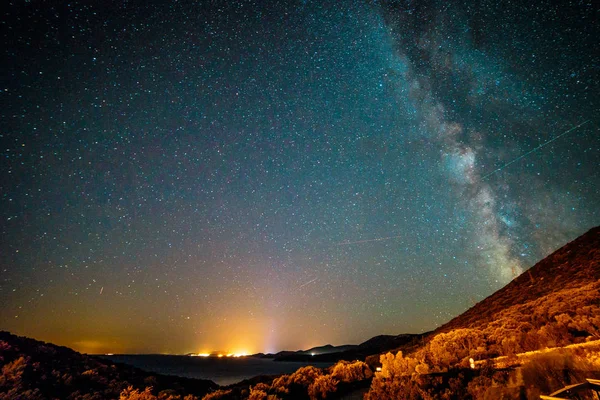 Milky way in the sky of Croatia