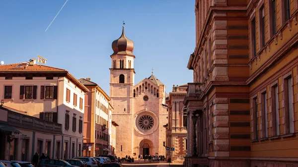 Het oude stadsplein Trento — Stockfoto