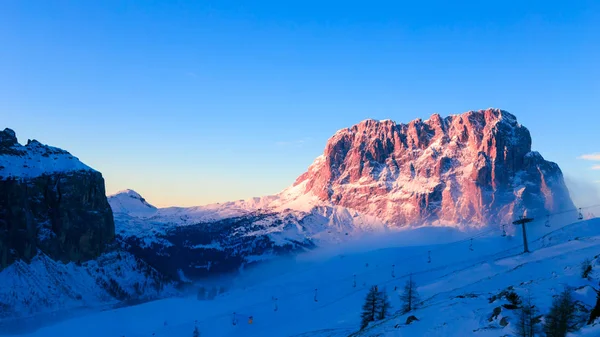 Italian Dolomiti ready for ski season — Stock Photo, Image